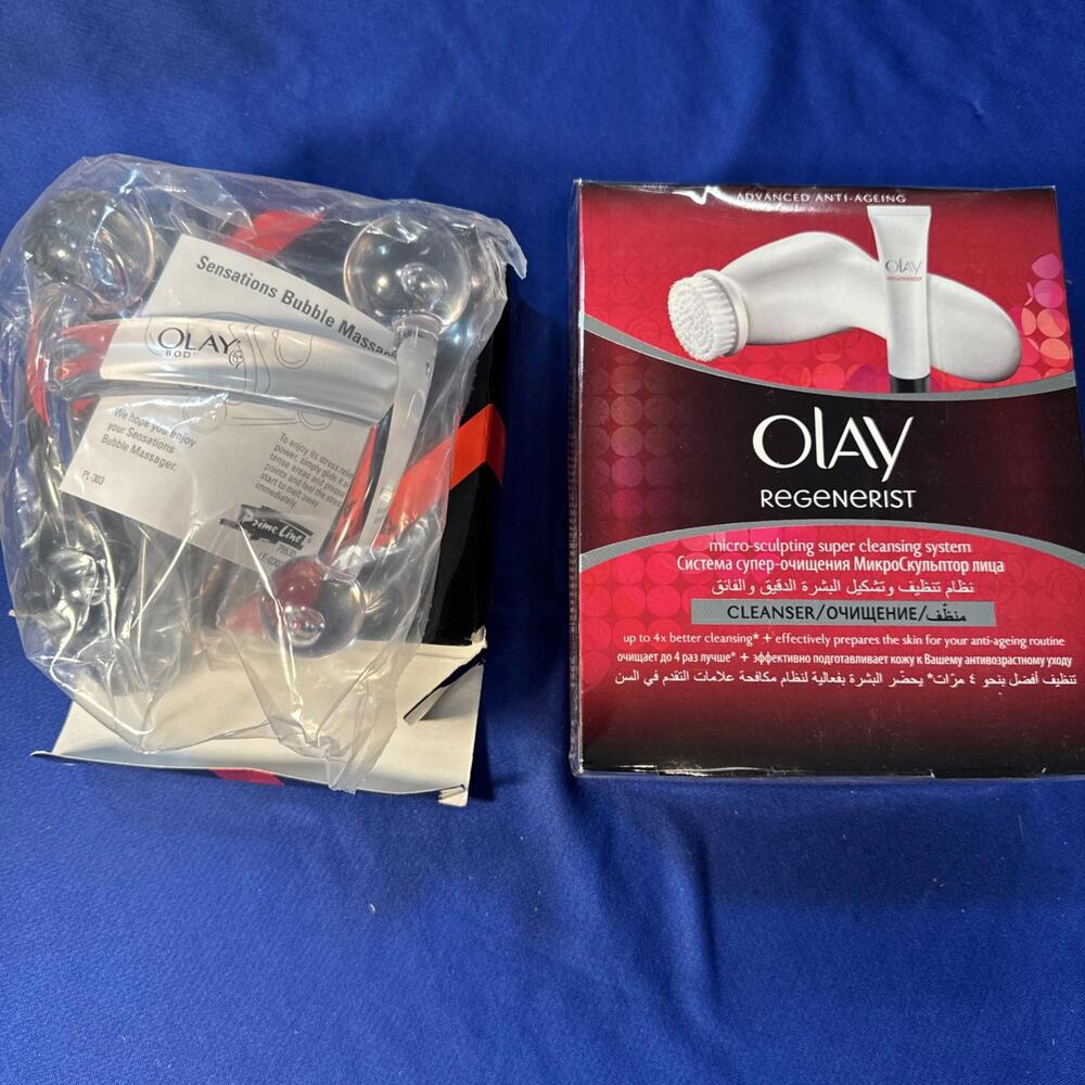 Olay Pack Regenerist Micro Sculpting Super Cleansing System And Bubble Massager